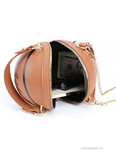 Felice Ann Women Mini Round PU Leather Crossbody Shopulder Bag Chain Strap Handbag Top-handle Bag