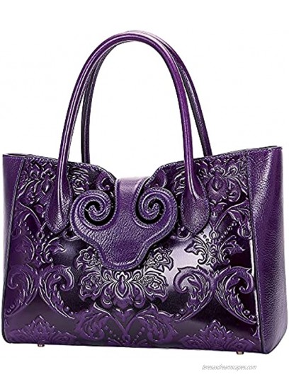 PIJUSHI Floral Handbags For Women Designer Handbag Top Handle Shoulder Bags For Ladies