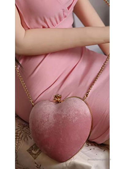 Pink Small Heart Shaped Purse Handbag