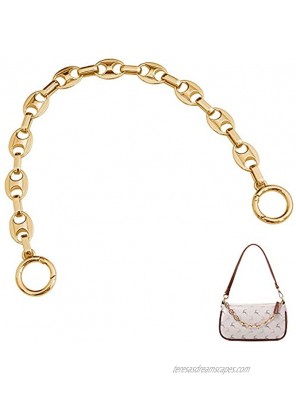Purse Chain 19.68" Short Metal Handbag Chain Decorative Chain Suitable for Hobo BagGold