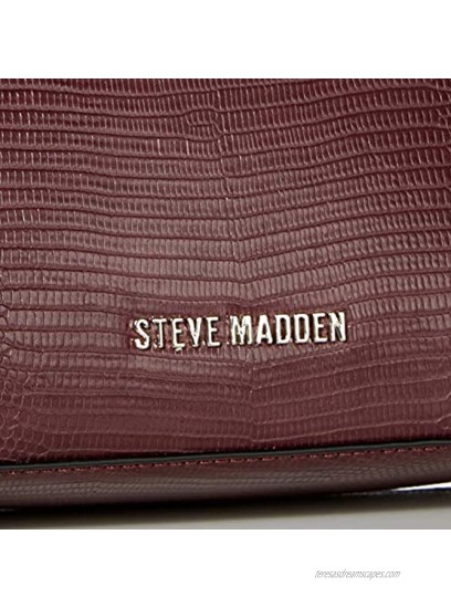 Steve Madden EGO Top Handle Bag Wine
