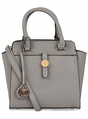 Vera Women's Handbag Purse Satchel Bag Top Handle Saffiano