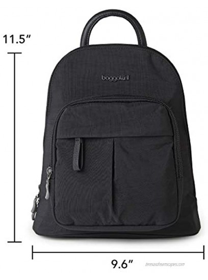 Baggallini Convertible Backpack 2.0 with RFID Black