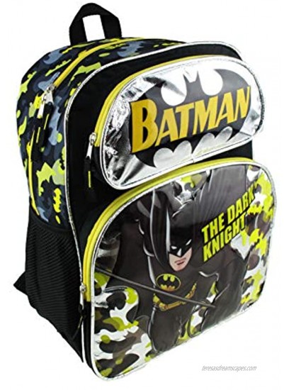 Batman Large 16 Full Size Backpack Dark Knight 21125