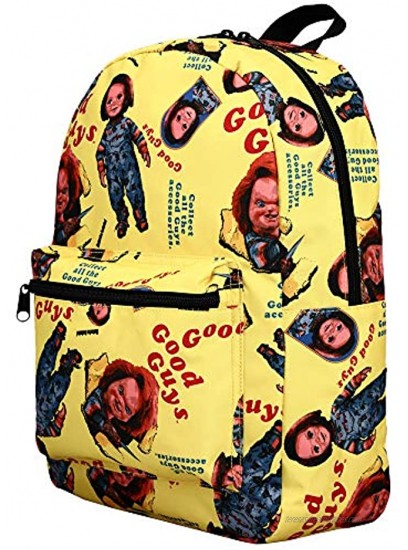 Chucky Classic Horror Movie Yellow All Over Print Tech Backpack