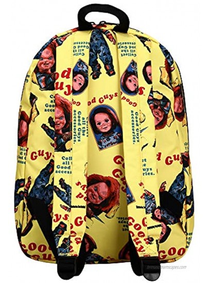 Chucky Classic Horror Movie Yellow All Over Print Tech Backpack