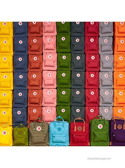 Fjallraven Re-Kanken Recycled and Recyclable Kanken Backpack for Everyday Black