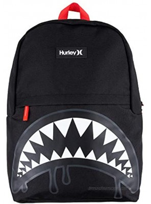 Hurley Kids' One and Only Backpack Black Shark Bite Large