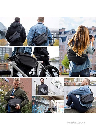 NIID Radiant Urban Sling Bag- Quick Access Expandable,Multipurpose Shoulder Bag Waterproof Sling Shoulder Crossbody Bag for Working and Travel