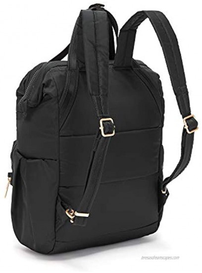 PacSafe Women's Citysafe CX 17L Anti Theft Backpack-Fits 16 inch MacBook Pro Black One Size