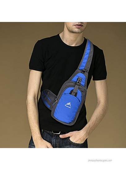 Sling Bag Shoulder Backpack Chest Pack Causal Crossbody Daypack for Women Men