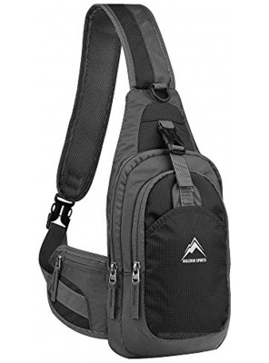Sling Bag Shoulder Backpack Chest Pack Causal Crossbody Daypack for Women Men