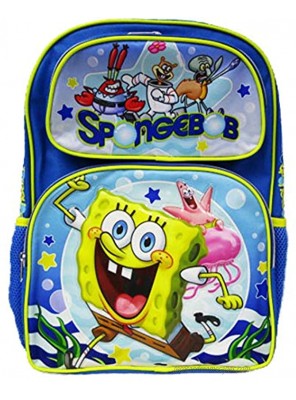 SpongeBob"Smooth Sailing" 16" Deluxe Full Size Backpack A19262