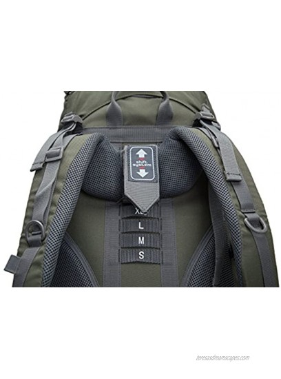 TERRA PEAK Adjustable Hiking Backpack 55L 65L 85L+20L for Men Women