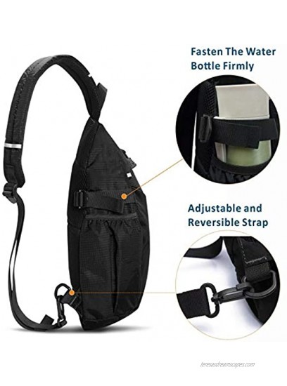 TITECOUGO Sling Bag Crossbody Shoulder Outdoor Travel Hiking Backpack for Women & Men