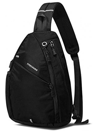 TITECOUGO Sling Bag Crossbody Shoulder Outdoor Travel Hiking Backpack for Women & Men