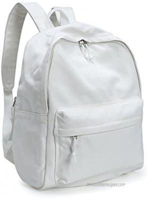 Zicac Unisex DIY Canvas Backpack Daypack Satchel Backpack