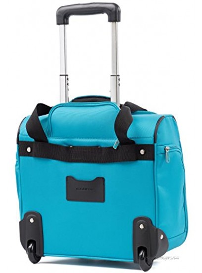 Atlantic Luggage Atlantic Ultra Lite Softsides Rolling Underseat Carry-on Turquoise Blue One Size