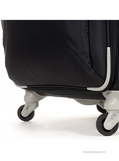 Cloe Checked Large 28 inch Water-Resistant Luggage with 360º-spinner wheels in Black Color