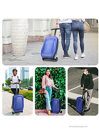 EC Homelife 21 Foldable Luggage Scooter Ride-on Suitcase for Adults Carry on Trolley Case for Travel Airport Business School