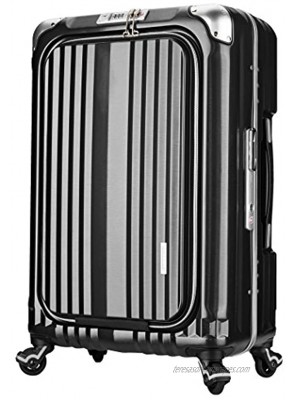 Enkloze X2 Carbon XL Bigger Carry On 24" 100% PC TSA Approved Zipperless Business Class Matte Black