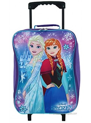 Frozen Elsa & Anna 15" Collapsible Wheeled Pilot Case Rolling Luggage