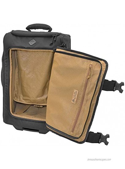 HAZARD 4 Air SupportTM 2020 Version: Rugged Rolling Carry-On Black