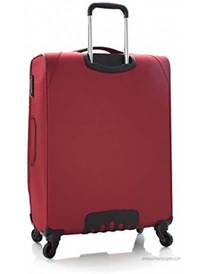 Heys America Helix 26-Inch Softside Spinner Luggage Red