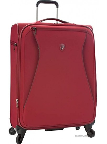 Heys America Helix 26-Inch Softside Spinner Luggage Red