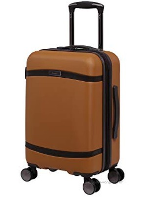 it luggage Quaint Hardside Expandable Spinner Brown with Mulch Trim Carry-On 21-Inch