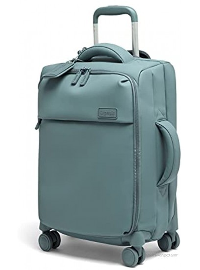 Lipault Lost in Berlin Carry-On Cabin Suitcase Spinner Luggage for Women Pebble Blue