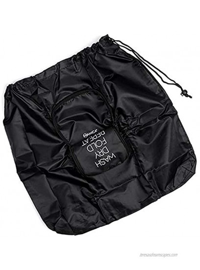 Miamica Women's Travel Laundry Bag Black