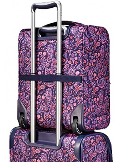 Ricardo Beverly Hills Seahaven 16-Inch Rolling Tote Paisley Pink
