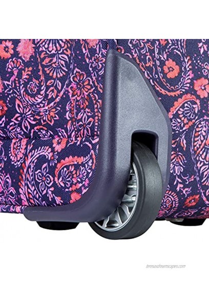 Ricardo Beverly Hills Seahaven 16-Inch Rolling Tote Paisley Pink
