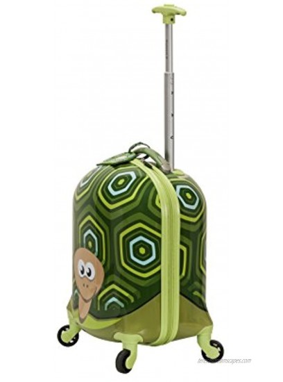 Rockland Jr. Kids' My First Hardside Spinner Luggage Turtle Carry-On 19-Inch