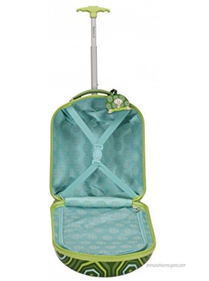 Rockland Jr. Kids' My First Hardside Spinner Luggage Turtle Carry-On 19-Inch