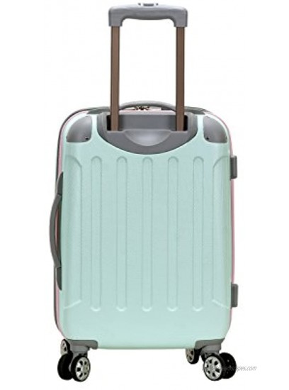 Rockland London Hardside Spinner Wheel Luggage Mint Carry-On 20-Inch