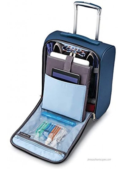 Samsonite Solyte DLX Softside Luggage Mediterranean Blue Underseater