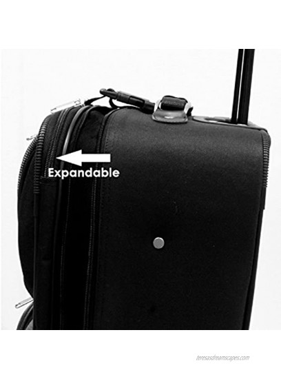 Travel Select Amsterdam Expandable Rolling Upright Luggage Gray Checked-Large 29-Inch
