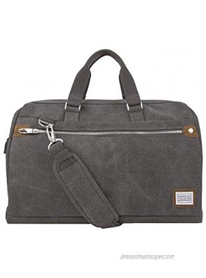 Travelon: Heritage Weekender Carryall Duffel Bag Pewter