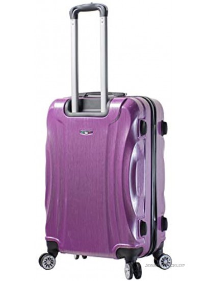 Viaggi Mia Italy Bari Hardside Spinner Carry-on Purple One Size