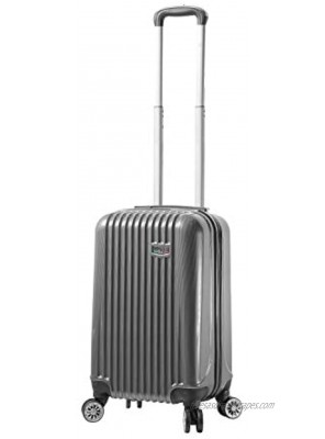 Viaggi Mia Italy Lucca Hardside Spinner Carry-on Black One Size