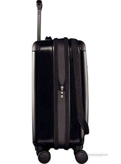Victorinox Spectra 2.0 Hardside Spinner Suitcase Black Expandable Carry-On Global 21.7