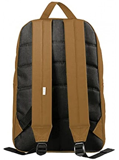Carhartt Unisex Adult Essentials Backpack with 15-Inch Laptop Sleeve for Travel Work and School Brown One Size
