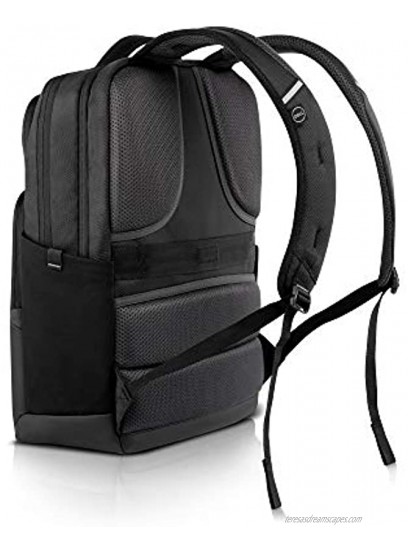 Choose Dell Pro Backpack 17 PO1720P Made with a More Earth-Friendly Solution-Dyeing Process Than Traditional Dyeing processes and Shock-Absorbing EVA Foam That Protects Your Laptop from Impact.
