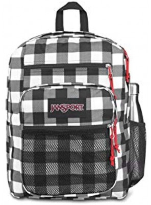 Jansport Big Campus Backpack Lightweight 15-inch Laptop Bag Buffalo Check Mix