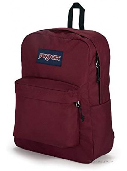 JanSport Superbreak Plus Backpack School Work Travel or Laptop Bookbag with Water Bottle Pocket