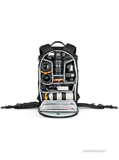 Lowepro ProTactic 350 AW II Modular Backpack with All Weather Cover for Laptop Up to 13 Inch for Professional Cameras Mirrorless CSC and Drones LP37176-PWW Black