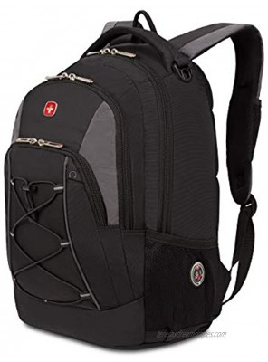 SwissGear Bungee Backpack Black Grey One Size