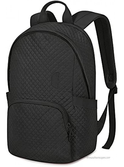 Women Laptop Backpack BAGSMART Backpacks Fits up to 15.6 inches Laptop Anti-theft Back Pack for Work Travel School Business College Black